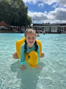 Splashing about in Congleton