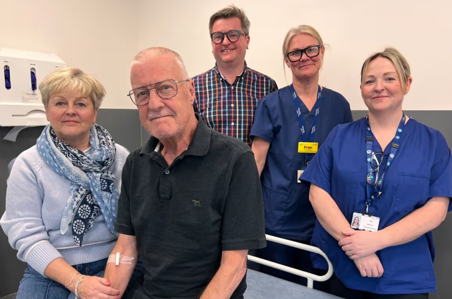 MND patient receives first of its kind treatment