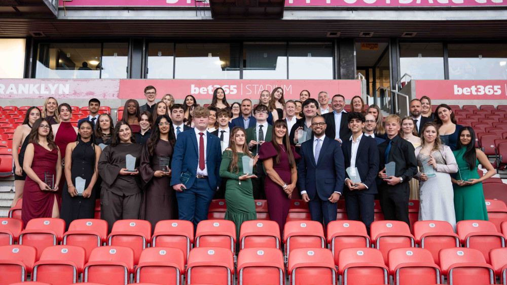 Students and staff celebrated