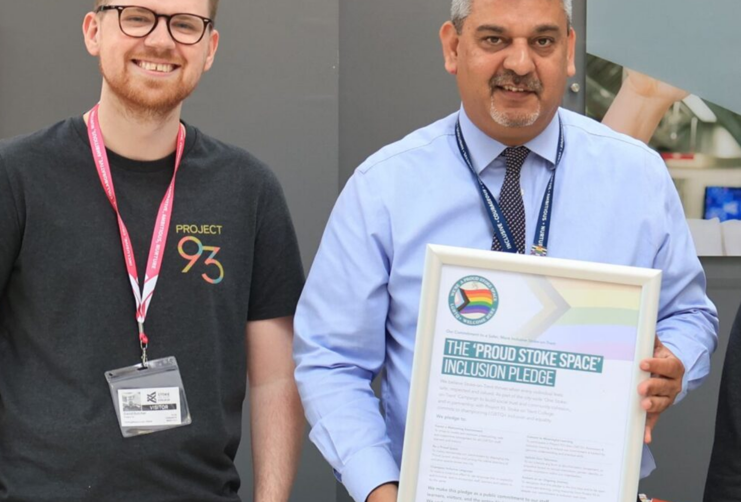 Stoke on Trent College signs pledge