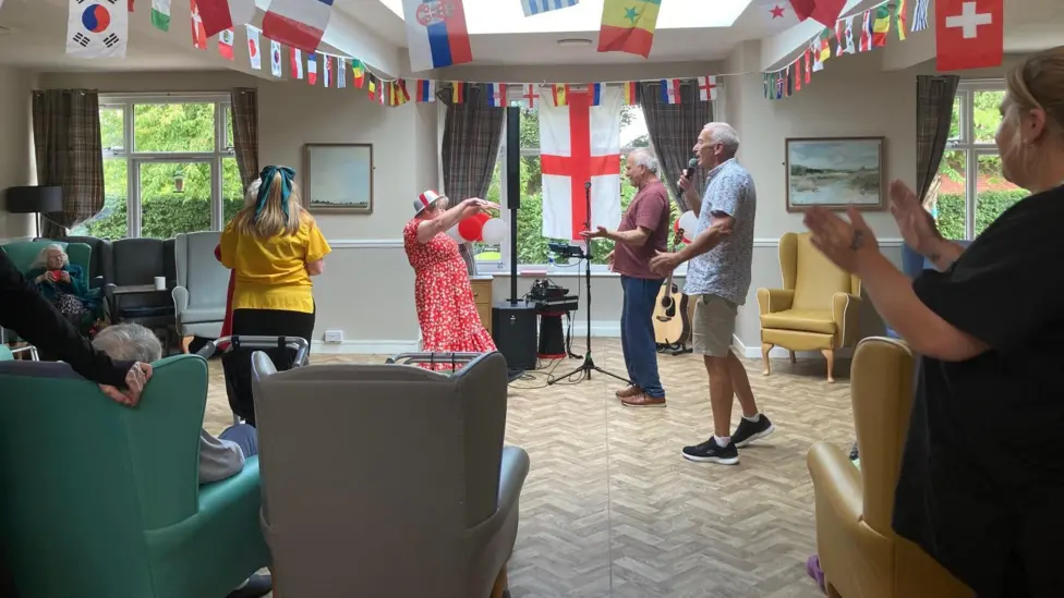 Care home take on Fat Les!