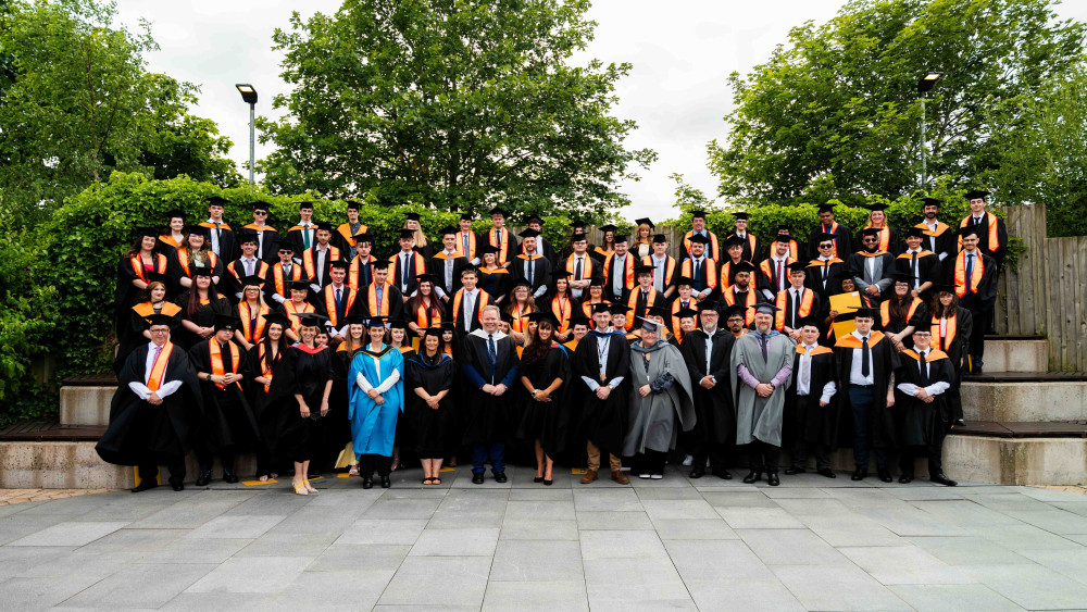 Higher Education students celebrate their graduation