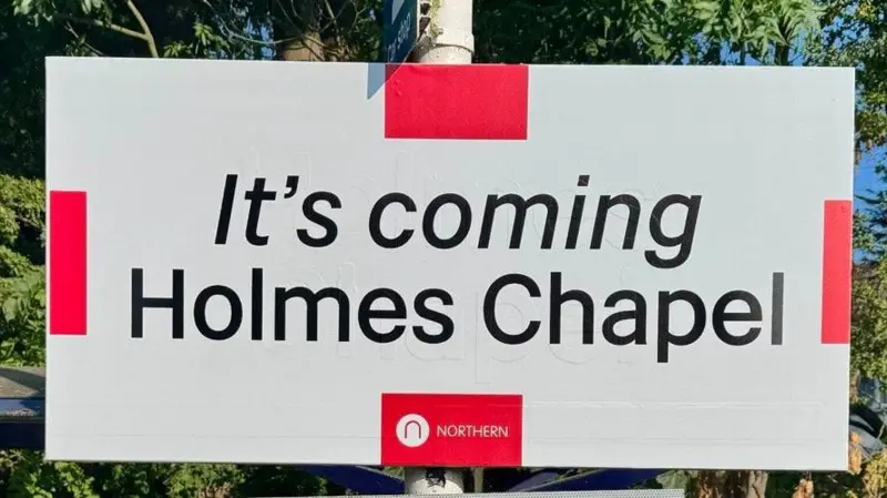 Northern Rail re-brands station ahead of tonight's match