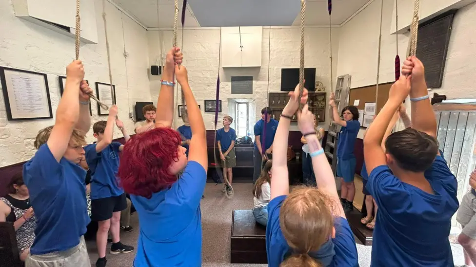 Bell ringing club supports youngsters