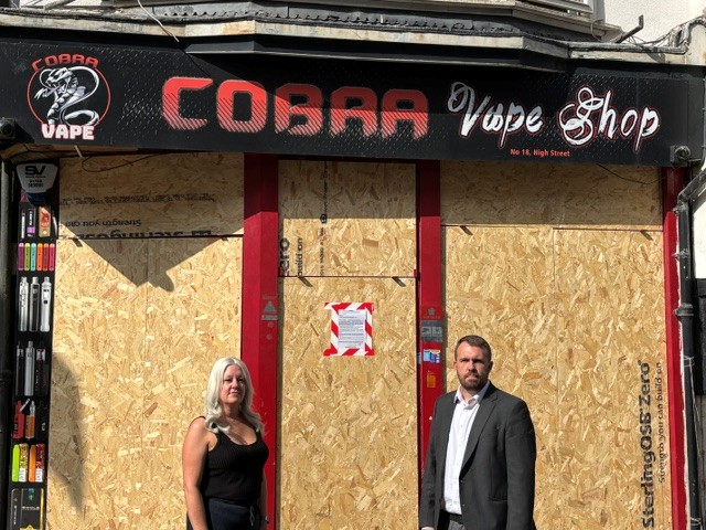 Second illegal vape shop shut down in Newcastle in just one month