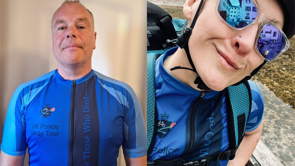 Police officers across the country remember their fallen colleagues for local charity COPS