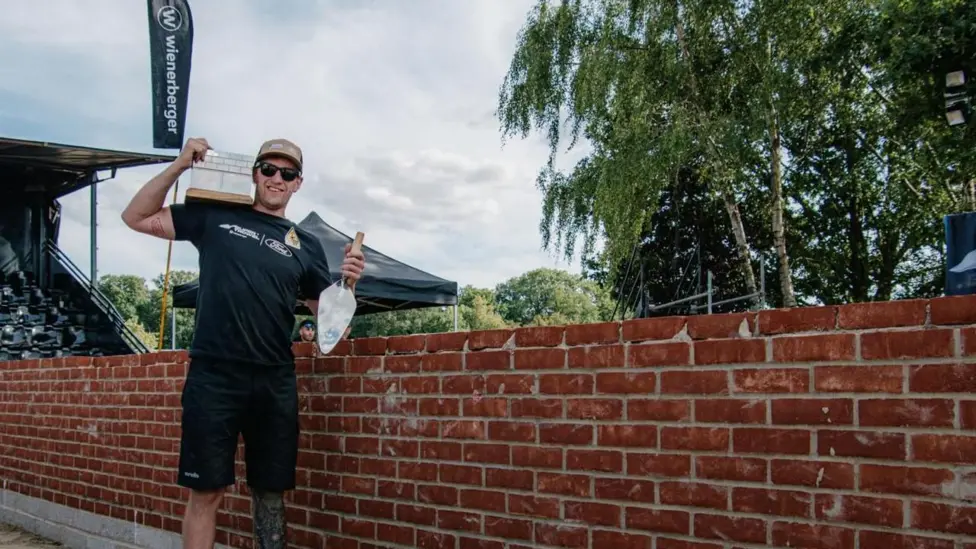Former SOT college student is champion bricklayer