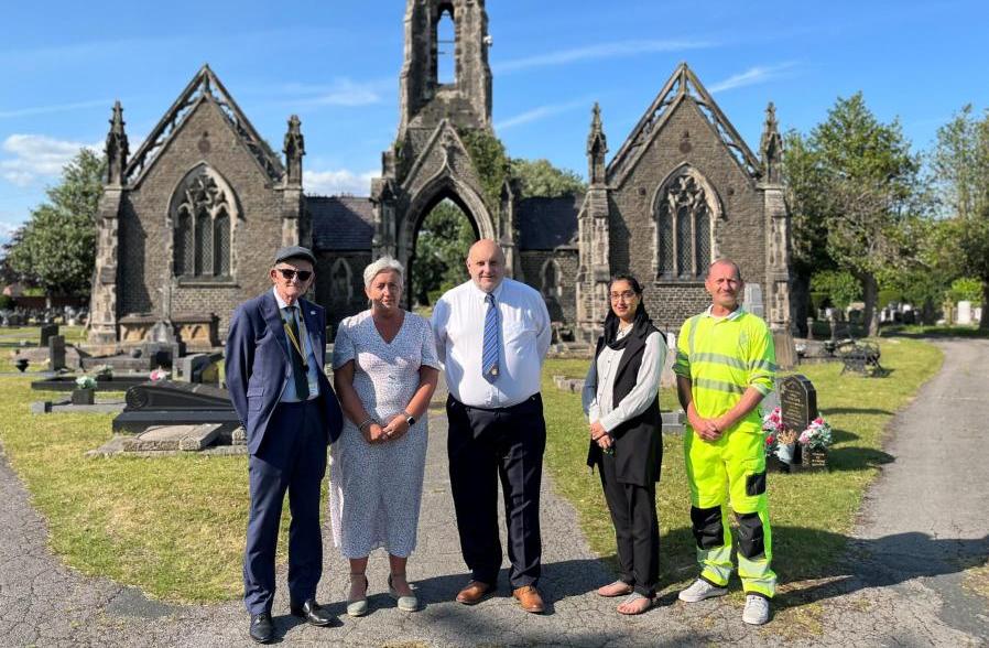 Middlewich cemetery recognised with presigious award