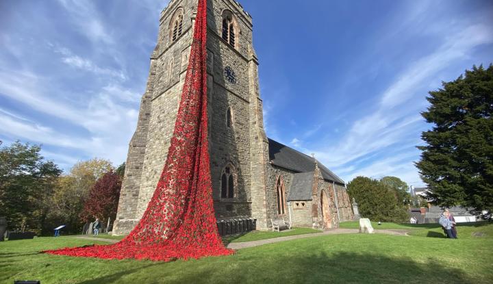 Poppy waterfall to appear in Whitchurch