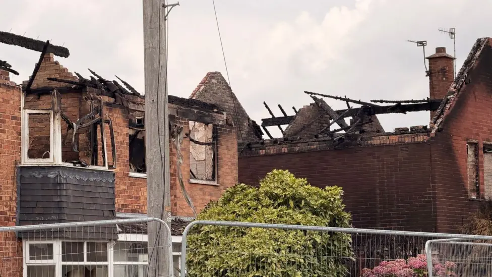 Firefighter returns home