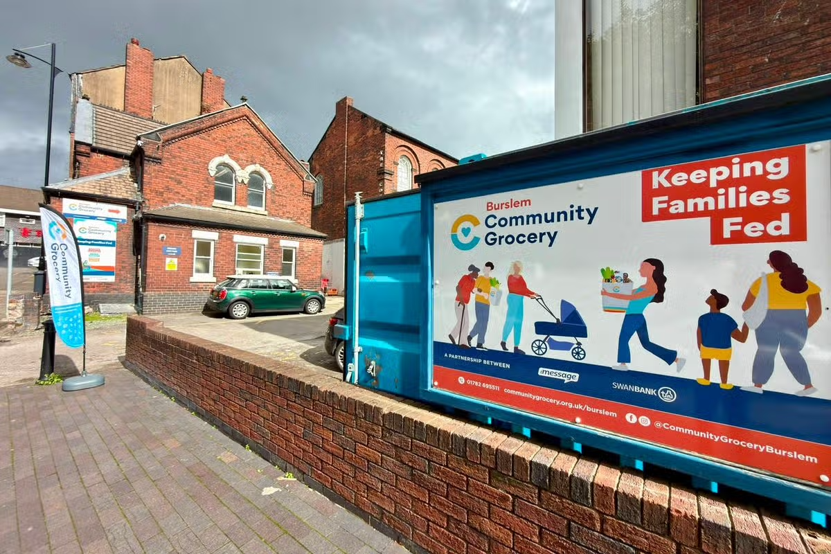 Community grocery hub re-open after theft.