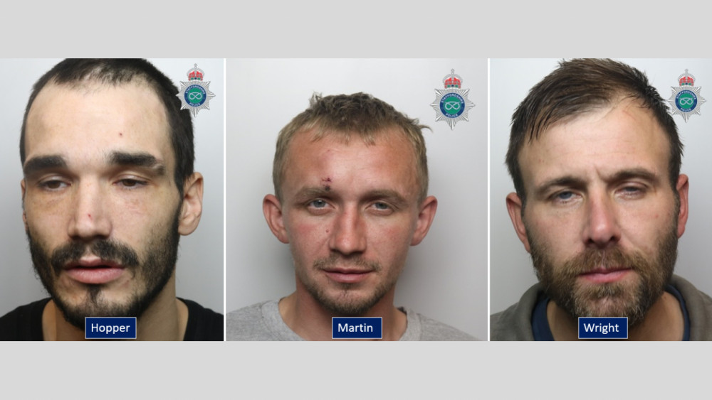 Three men jailed over assault charges