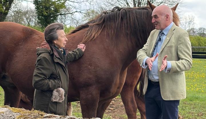 Whitchurch conservationist engages Princess Royal to help save breed