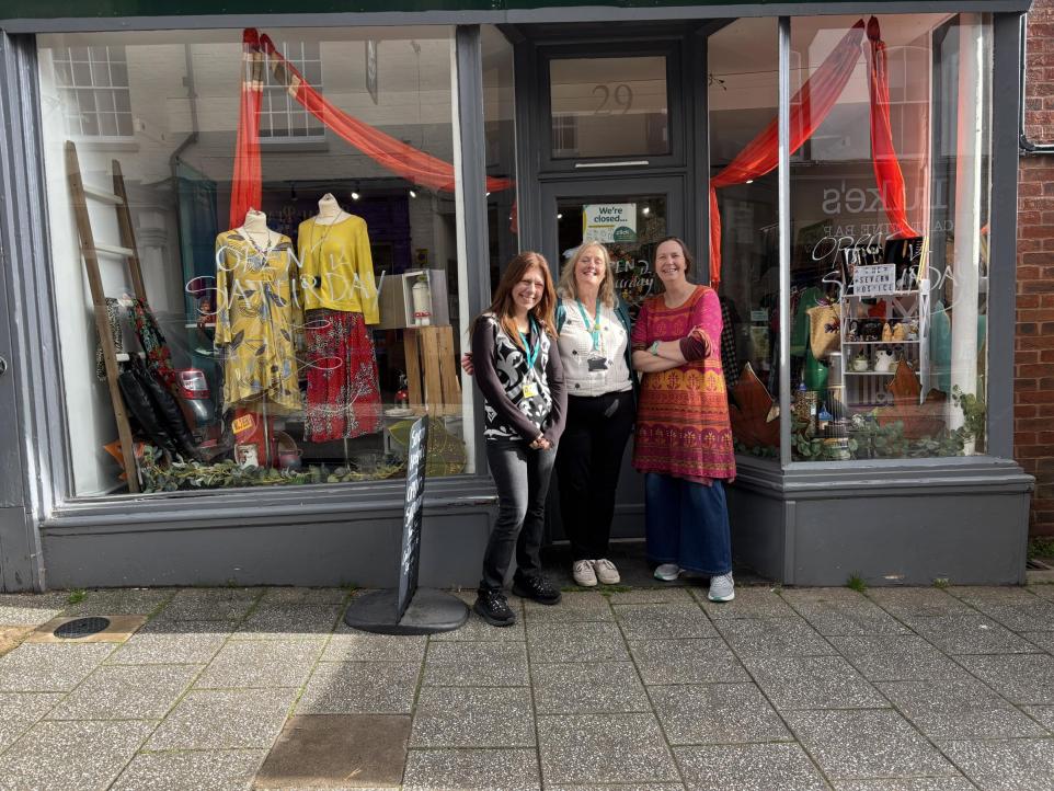 Charity opens up temporary shop